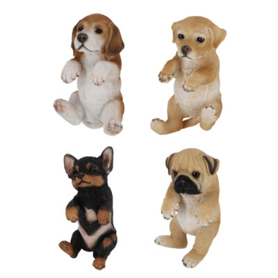 Fence Hanger Dogs, Resin, 4 Asst. Styles