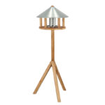 Cone Bird Table w/Zinc Roof & Silo