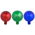 Gazing Globe, Glass, Red/Blue/Green, 3 Asst. Colors - Large