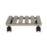 Square Indoor Plant Trolley, Gray - Large