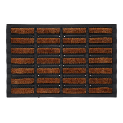 Boot Brush Doormat, Coconut Fiber/Rubber