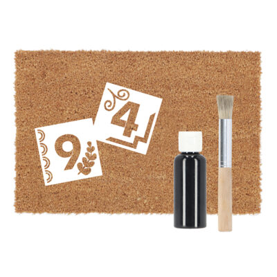PIY Coir House Number Doormat