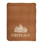 "FIREPLACE" Garden Blanket, Polyester