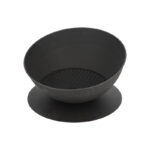 Sloping Fire Bowl on Disc, Steel, Black