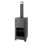 Terrace Heater w/Pizza Over, Steel, Black - Medium