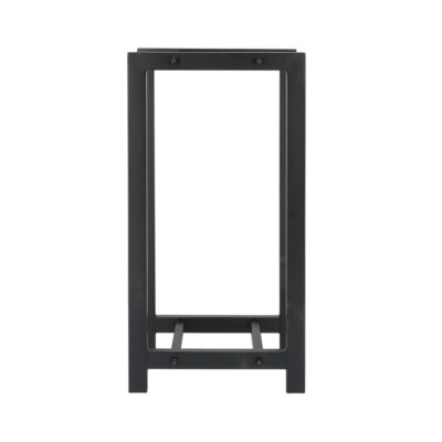Wood Storage, Steel, Black - Medium