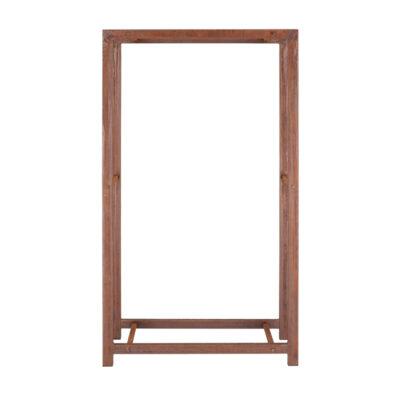 Wood Storage, Steel, Rust - Large