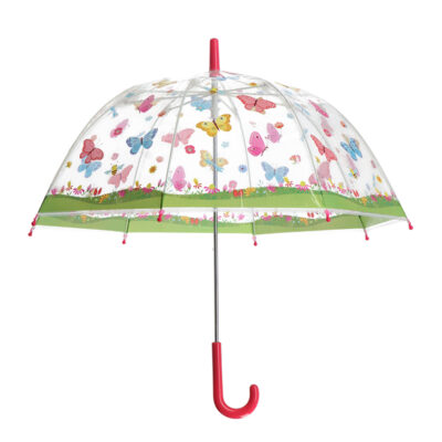 Children's Butterfly Transparent Umbrella