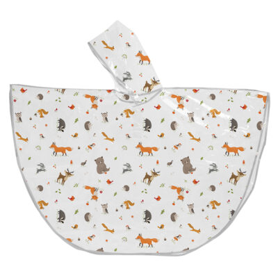 Children's Forest Animal Poncho