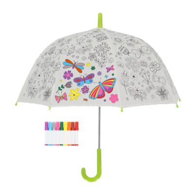 PIY Flower & Butterfly Umbrella