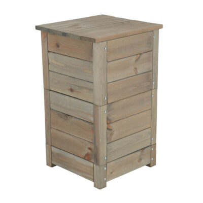Worm Composter, Wood, Brown