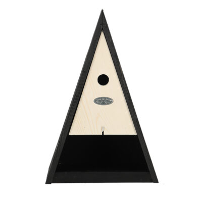 Triangle Bird House w/Bird Feeder