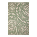 Asymmetric Circle Garden Carpet - Large