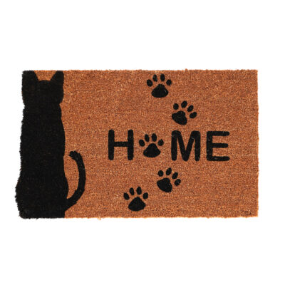 Cat "HOME" Coir Doormat - Large