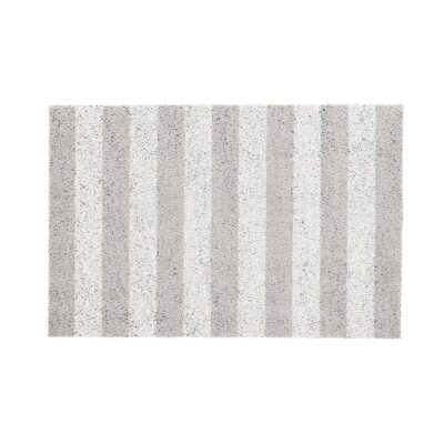 Vertical Striped Layered Doormat, PVC