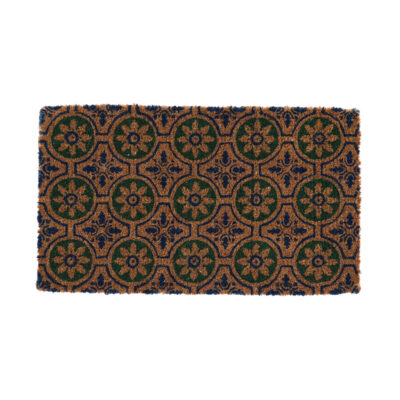 Circle Tile Coir Doormat - Large