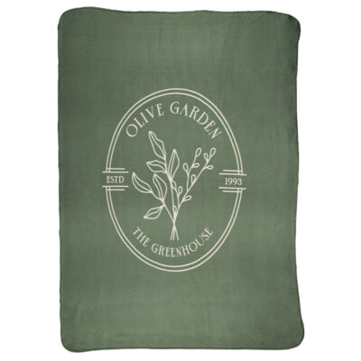 "OLIVE GARDEN" Garden Blanket, Polyester