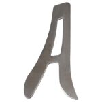 Fancy House Letter A, Stainless Steel