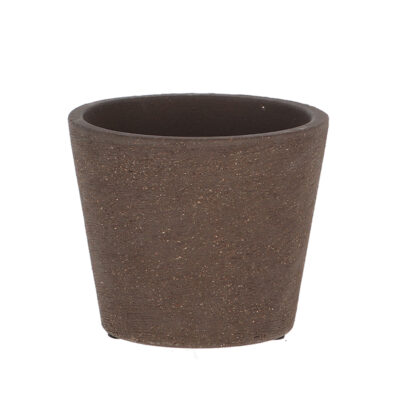 Unglazed Flower Pot, Brown - Medium