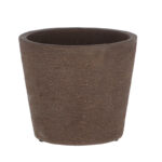 Unglazed Flower Pot, Brown - Large