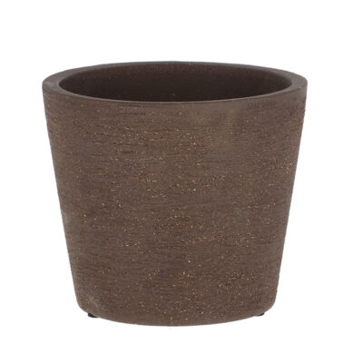 Unglazed Flower Pot, Brown - Large