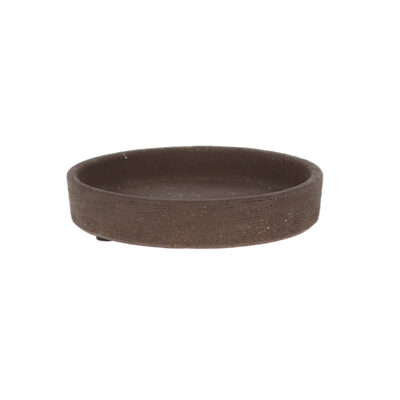 Unglazed Saucer for PP012, Brown - Medium