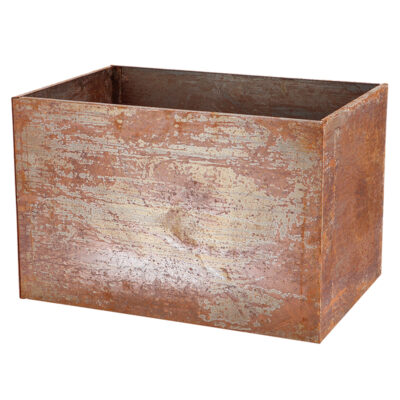 Rectangular Corten Steel Planter - Medium