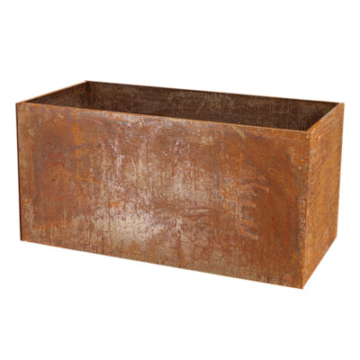 Rectangular Corten Steel Planter - Large