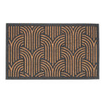 Art Deco Pattern Doormat, Rubber/Coir - Large
