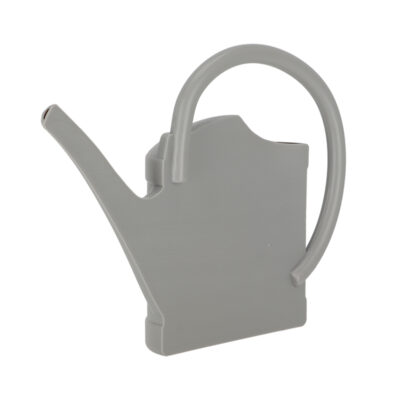 Half Round Watering Can, Plastic, Gray