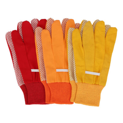 Shades of Nature Set of 3 Garden Gloves, 4 Asst. Colors