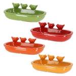 Shades of Nature Bird Bath, 4 Asst. Colors