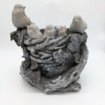 Faux Wood Birds Nest