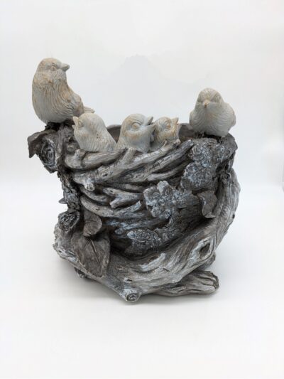 Faux Wood Birds Nest