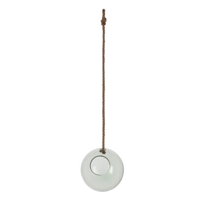 Round Hanging Terrarium, Glass - Small