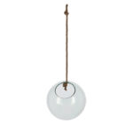 Round Hanging Terrarium, Glass - Medium