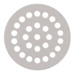 Flower Arranging Disc, White - Large