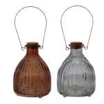 Ribbed Glass Wasp Trap, 2 Asst. Colors