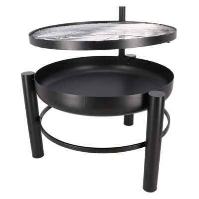 Fire Bowl w/Swivel BBQ Grill - Medium
