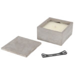 Square Outdoor Candle w/Cover - Medium