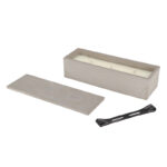 Square Outdoor Candle w/Cover - Large