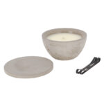 Round Outdoor Candle w/Cover - Medium