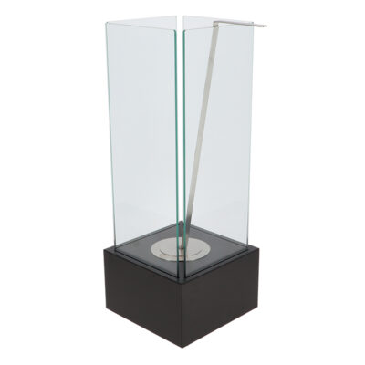 Square Bioethanol Burner w/Snuffer - Large