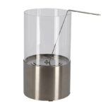 Round Bioethanol Burner w/Snuffer - Stainless Steel
