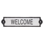 "Welcome" Door Sign