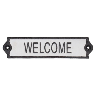 "Welcome" Door Sign