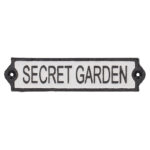 "Secret Garden" Door Sign