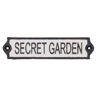 "Secret Garden" Door Sign