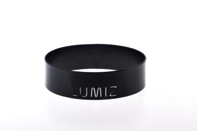 Lumiz Metal Ring, Black - Small