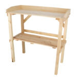 Potting Table, Wood, Natural